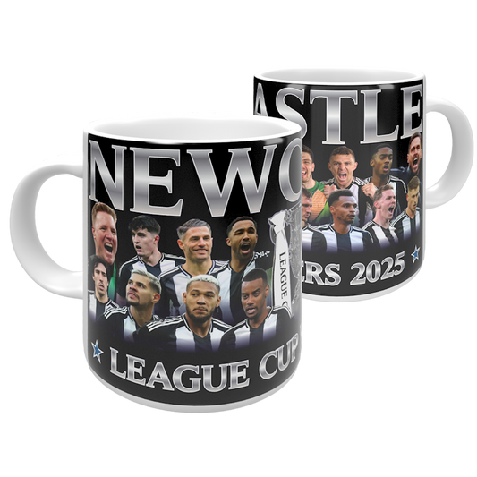 Newcastle League Cup Champions Trophy 2025 Mug