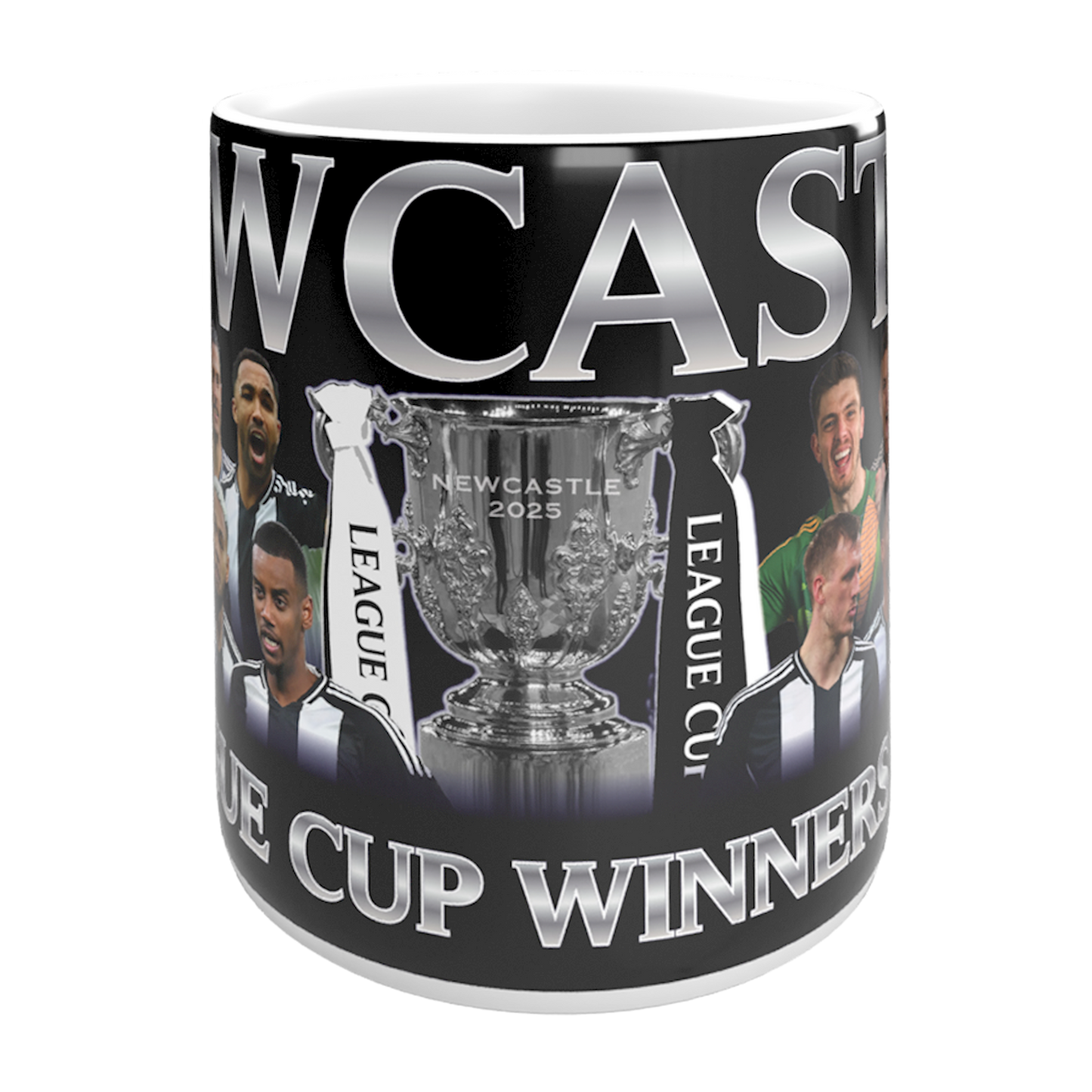 Newcastle League Cup Champions Trophy 2025 Mug