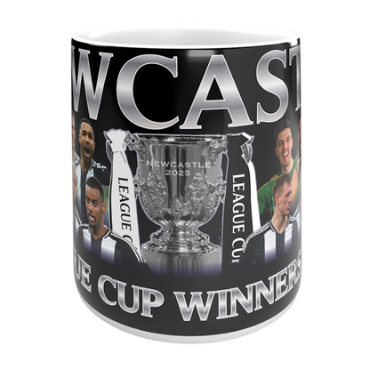 Newcastle League Cup Champions Trophy 2025 Mug