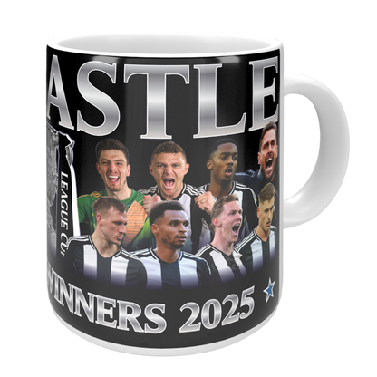 Newcastle League Cup Champions Trophy 2025 Mug
