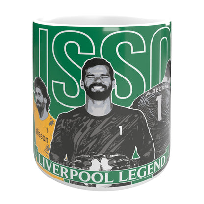 Liverpool Mug Alisson Legend