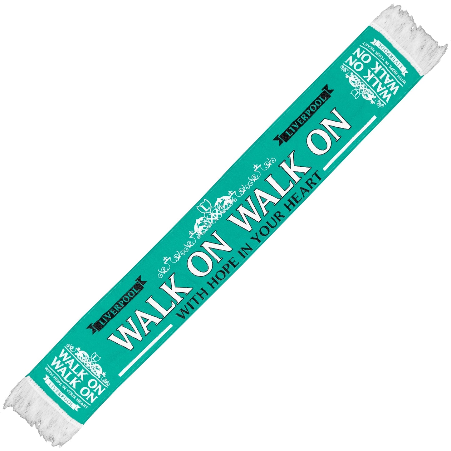 Liverpool HD Scarf Walk On Green/White/Black