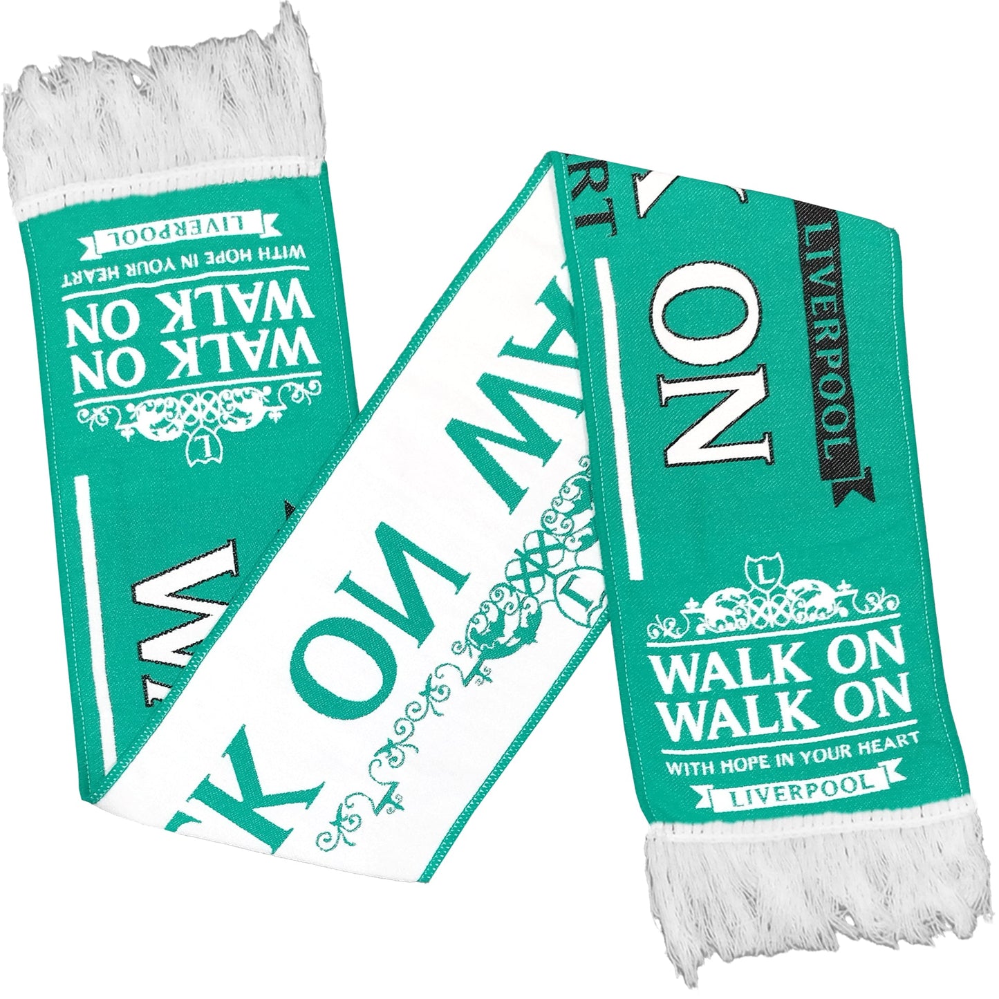 Liverpool HD Scarf Walk On Green/White/Black