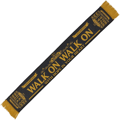 Liverpool HD Scarf Walk On Black/Gold