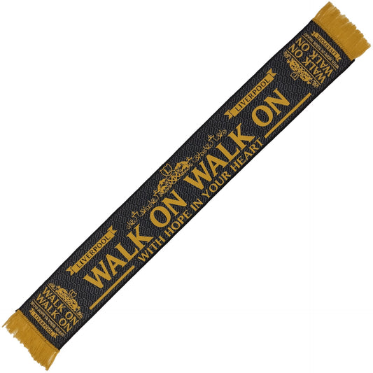 Liverpool HD Scarf Walk On Black/Gold